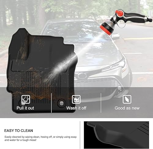 Miniatura 42 de KIWI MASTER Alfombrilla de maletero de carga para Toyota RAV4 2013-2018 Reemplazo OEM PT908-42135 para todo tipo de clima, alfombrillas TPE Slush