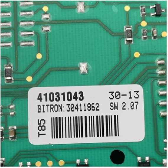 41031043 Washing Machine Control Board PCB Assembly Electronic Control Panel LCD Display Module Compatible with Candy Hoover