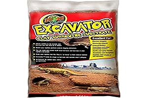 Zoo Med 26406 Laboratories 690108 Excavator Clay Burrowing Substrate, 20 lb