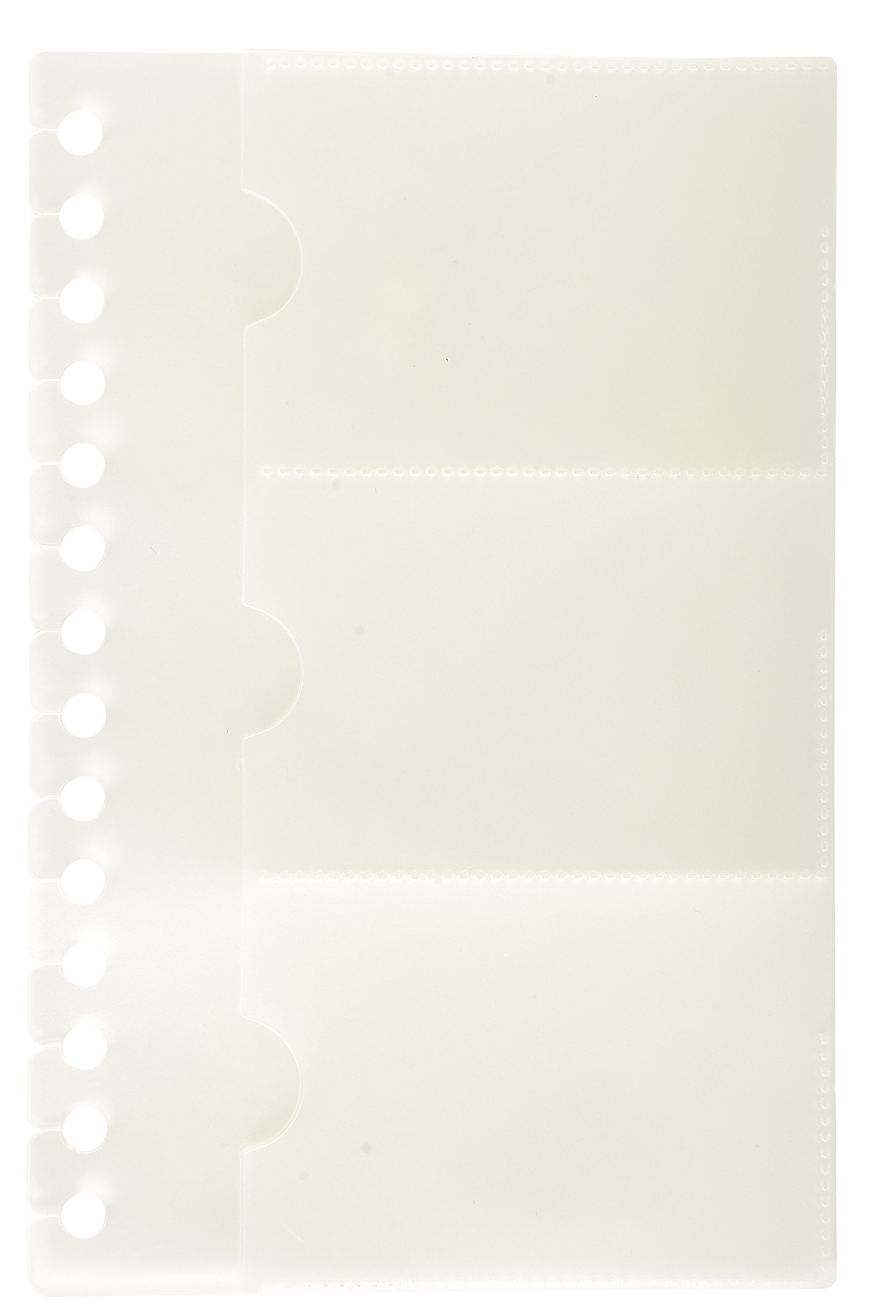 Exacompta 85034E Koszulki na wizytówki dla Exactive Business - 1 koszulka pomieści 6 wizytówek - 19x12,5cm - 10 sztuk - kolor: krystaliczny