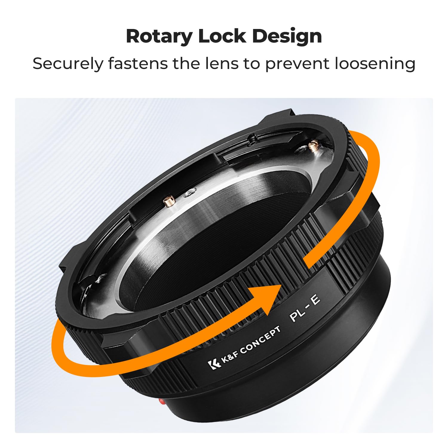 K&F CONCEPT PL-E-Mount-Objektivadapter, kompatibel mit Sony E/NEX-Mount