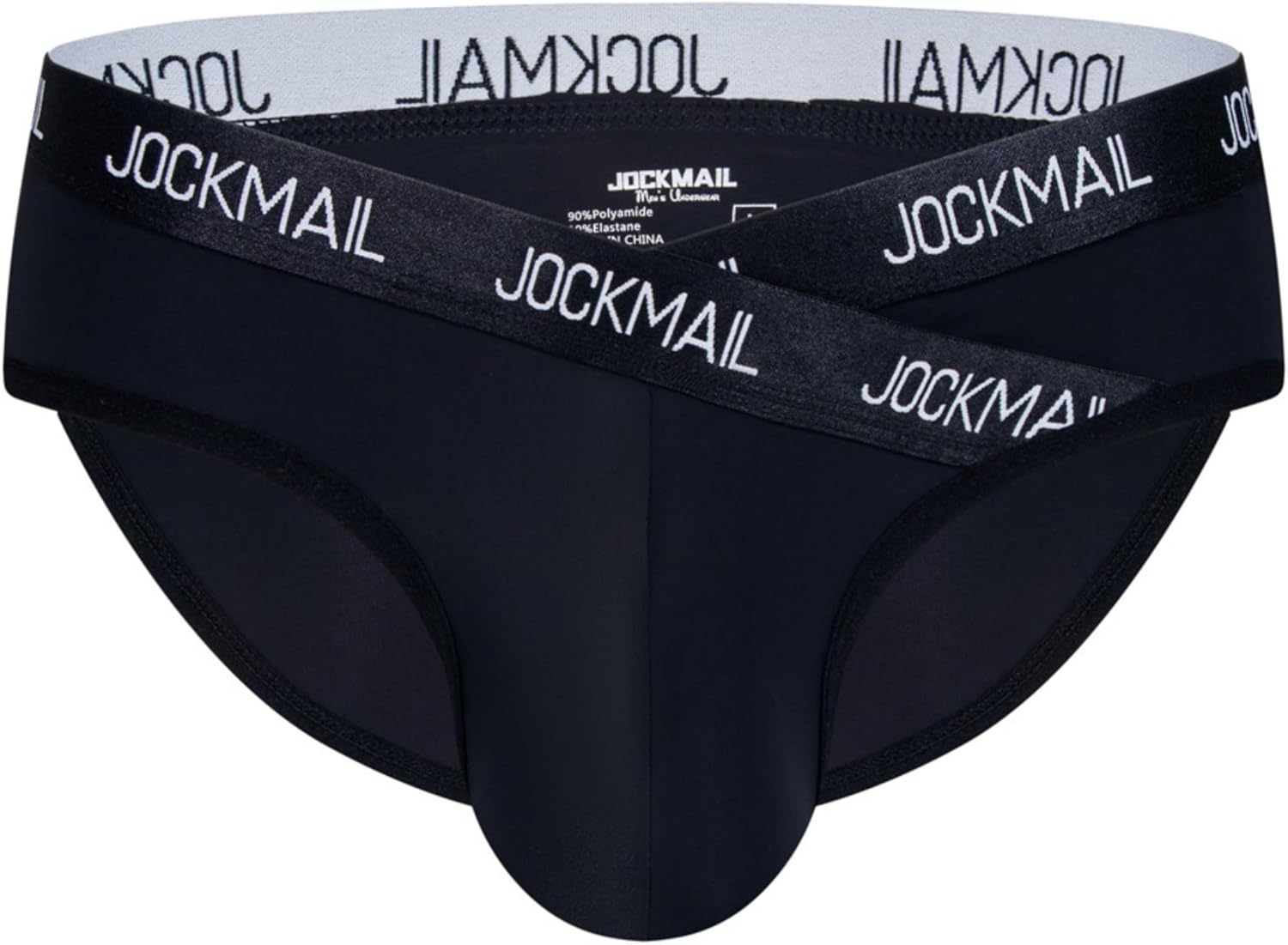 JOCKMAIL Men's Low Rise Sexy Briefs Breathable Ice Silk Underwear Athletic Letter Print Lightweight Triangle Cut - Image 6