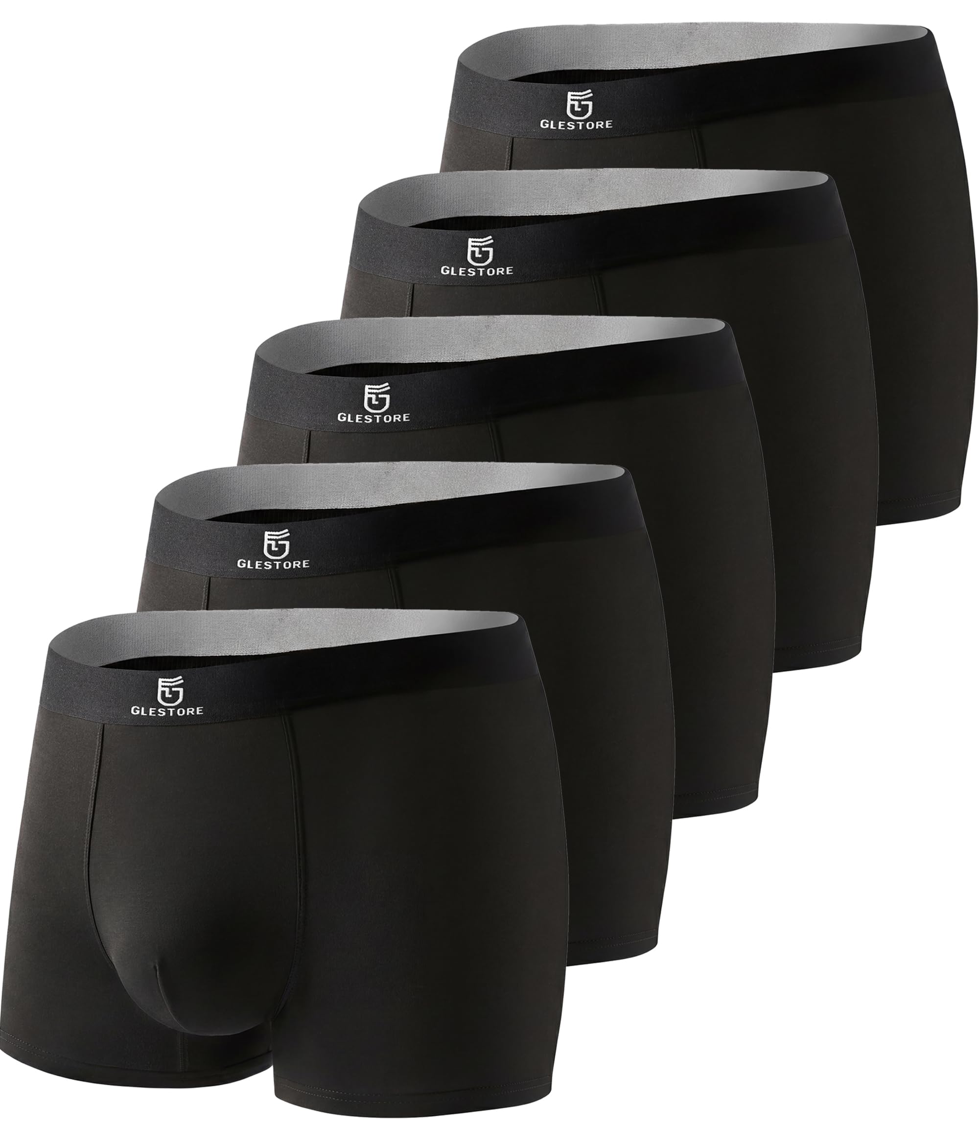 GLESTORE Boxer Hommes Caleçon Shorty sous Vetement Homme Modal Boxer | Calecon Homme Boxer Doux Confortable Respirant Absorbant Élastique Résistant Garde Sa Forme Après Lavage