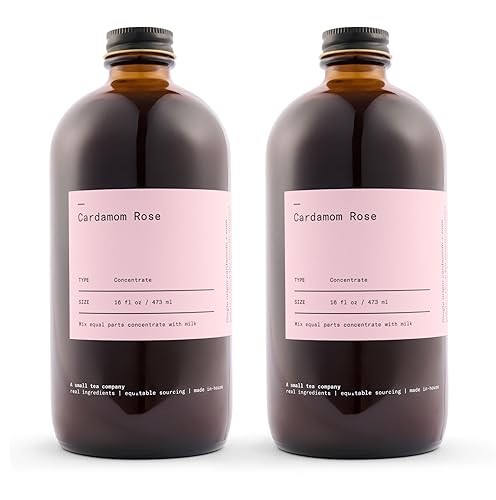 Dona Cardamom Rose Tea Concentrate, Small-Batch, Single-Origin Spices, Hot or