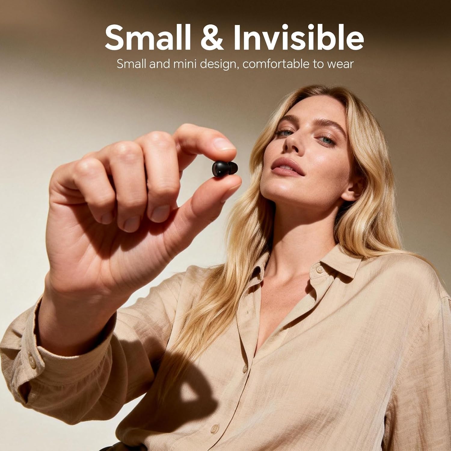 Yihou Ear Buds Invisible Small Mini Sleep Earbuds Headphones Wireless Bluetooth Comfortable Tiny Sleeping Smallest Low Profile Micro Discreet Hidden Kids Earbuds Ear Buds for Small Ear Canals Work
