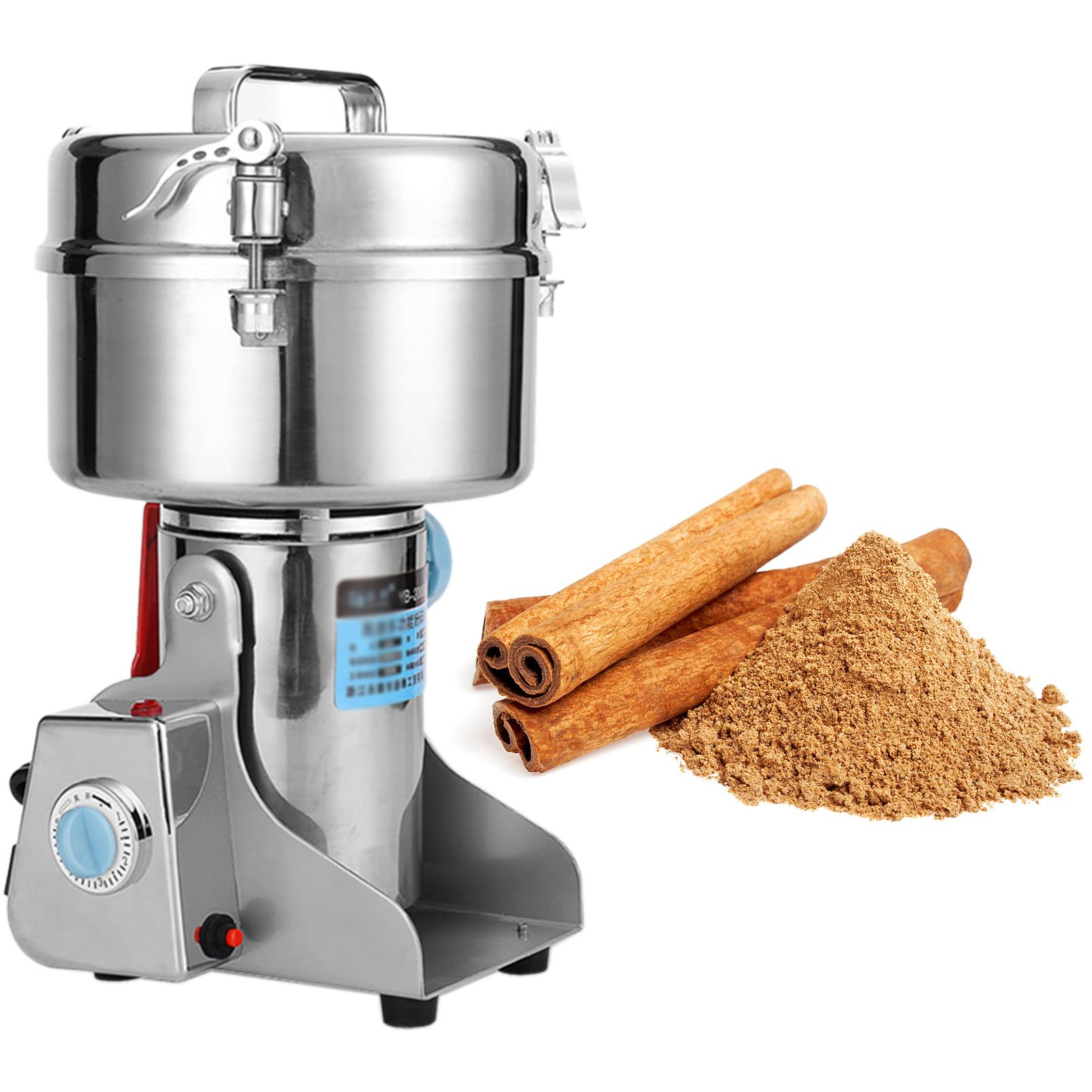 Moulin électrique en Acier Inoxydable pour moudre Herbes, épices, Noix, céréales et café - Performance Rapide et Efficace