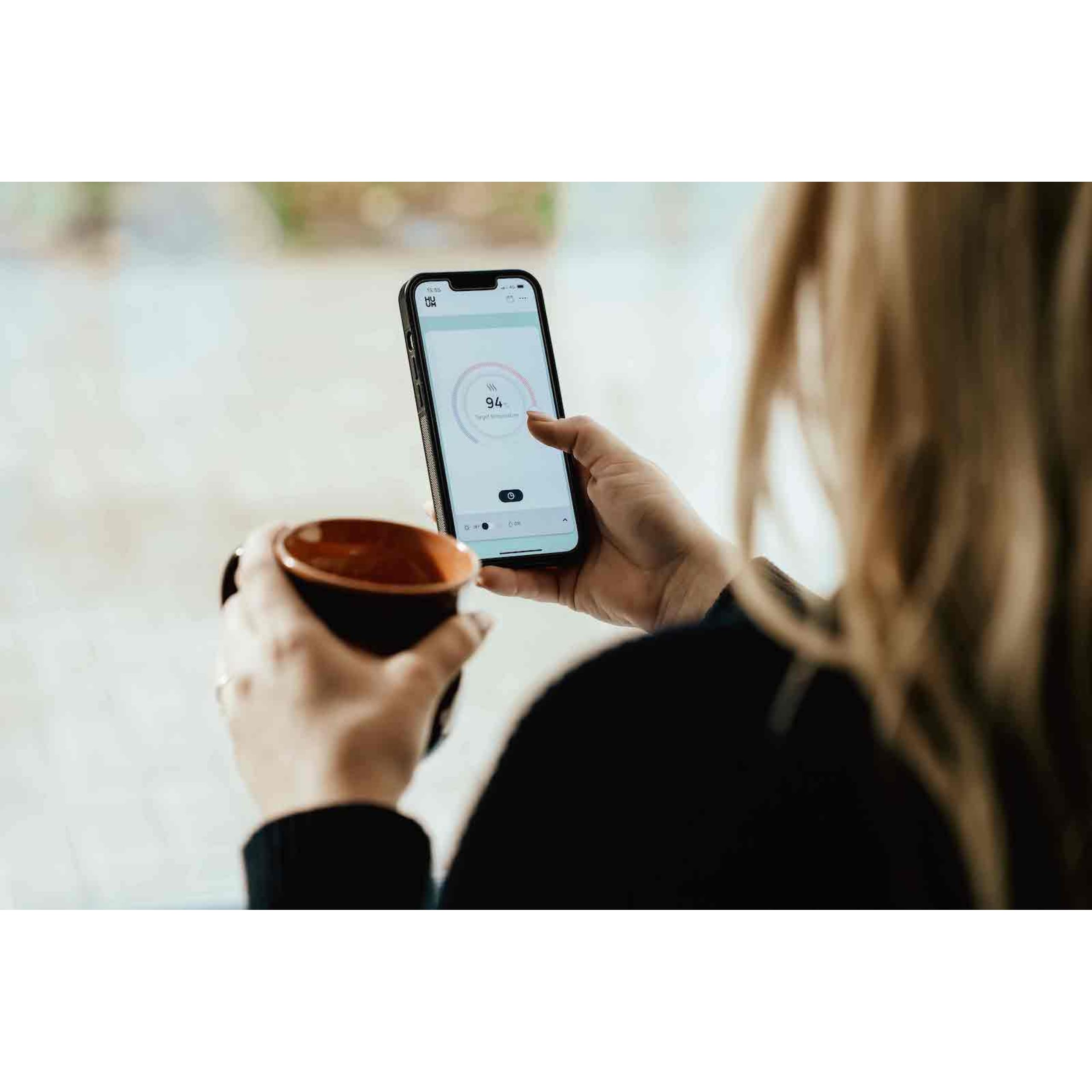 HUUM UKU WiFi Black 4.1 Saunasteuerung bis 18 kW mit App-Steuerung Saunabedienfeld Classic