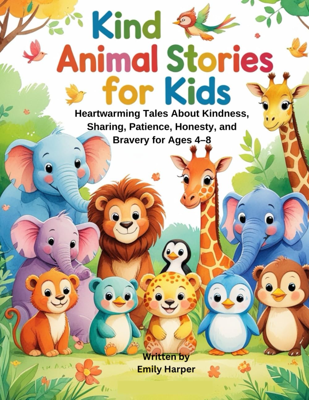 Kind Animal Stories for Kids: Heartwarming Tales About Kindness, Sharing, Patience, Honesty, and Bravery for Ages 4–8