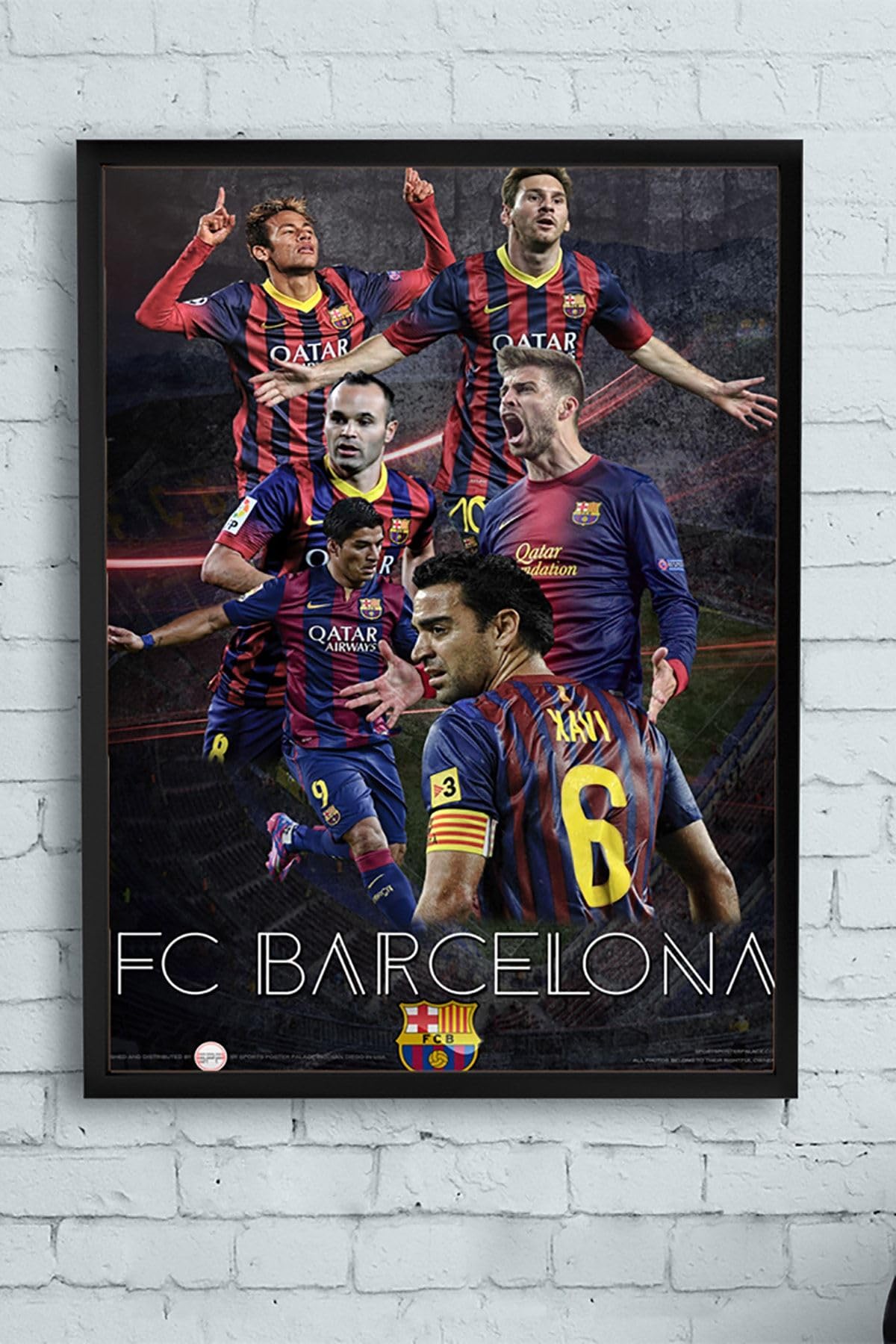 Postermanya (pster10993) Fc Futbol Çerçeveli Tablo (50x70cm)