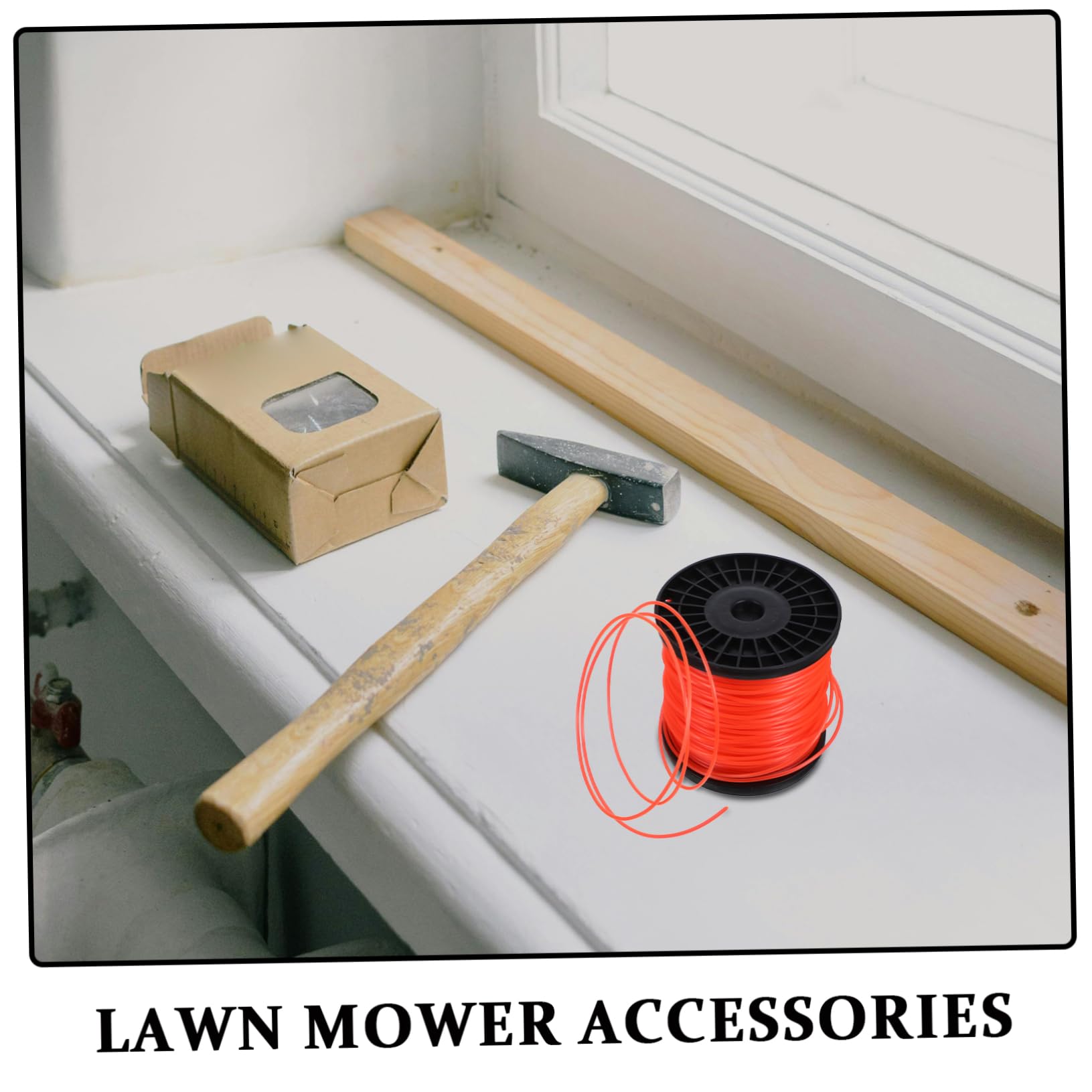 Toddmomy Cuerda de Desbrozadora Redonda de Nylon para Cortacésped Línea de Corte de Compatible con Múltiples de Jardinería Corte y Resultados Consistentes