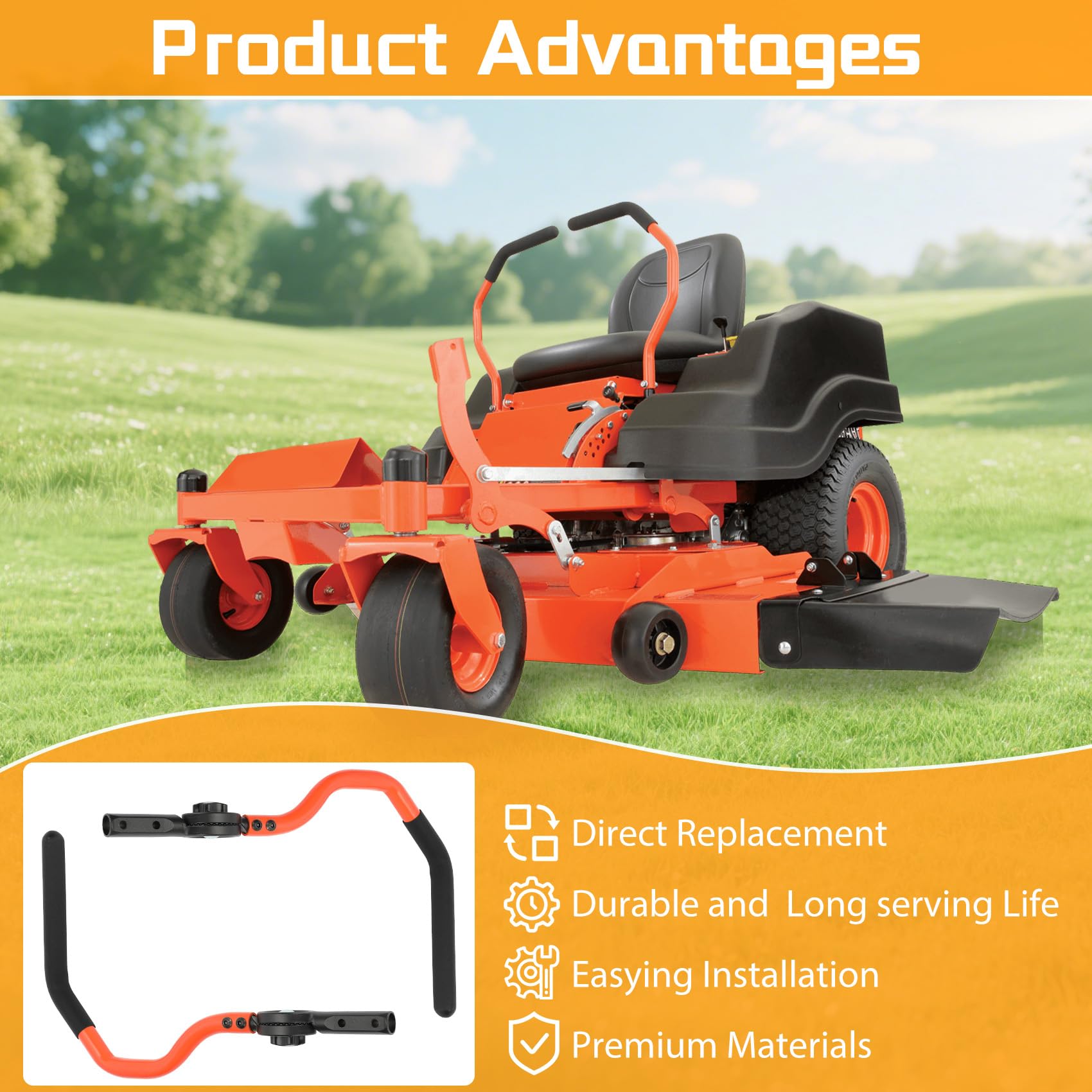 MZ ZT Mower Steering Bad Boy Mower Steering Arm Kit - Adjustable