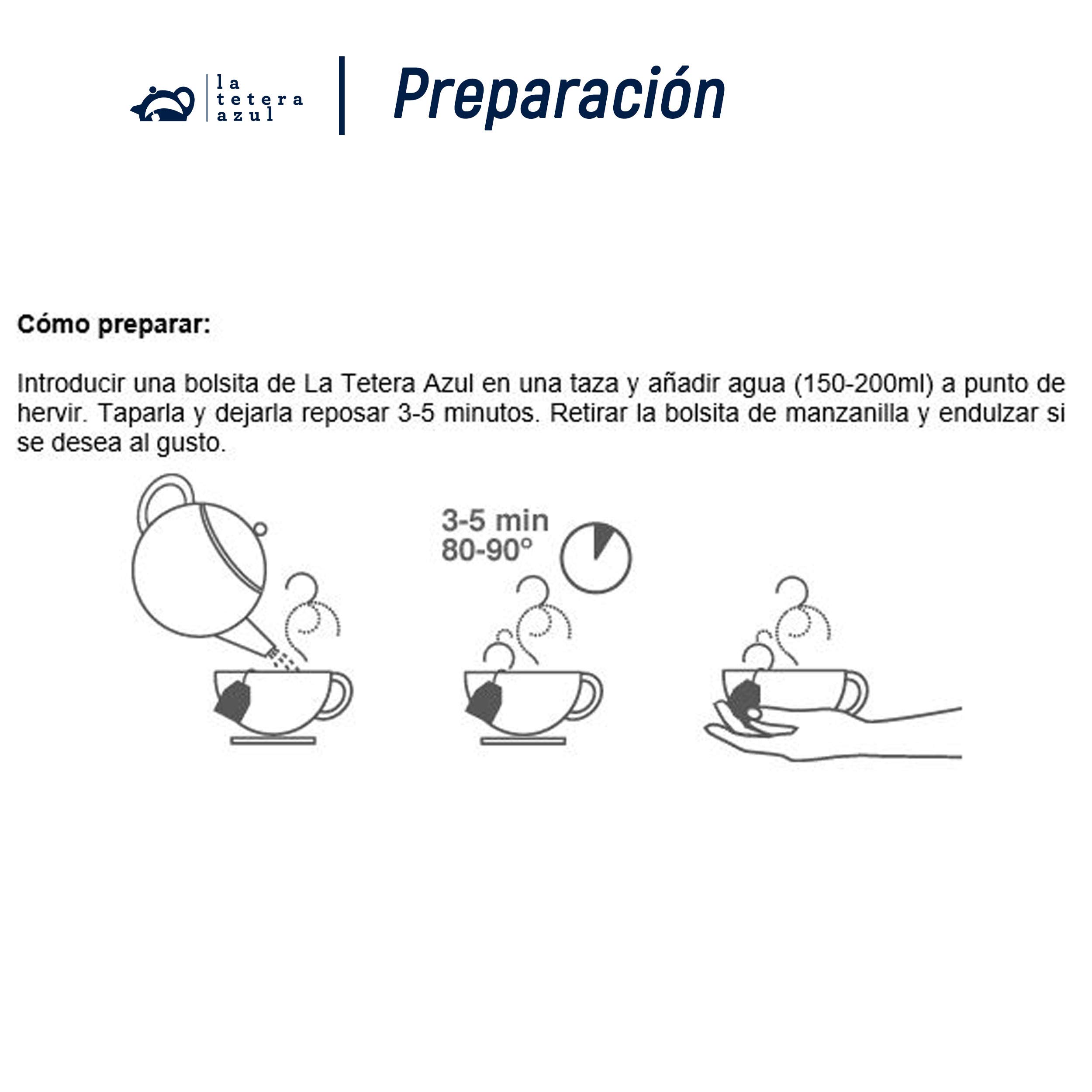LA TETERA AZUL 100 Bolsitas De Té Rojo Pu Erh Infusionado Con Frutas. Infusión Adelgazante. 100 Bolsitas De 1,75 Gramos.