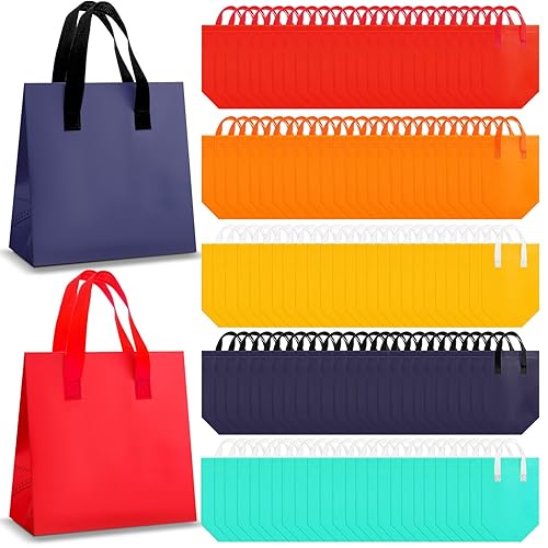 Miniatura 1 de 100 bolsas aisladas para llevar a granel de 9.5 x 6 x 9.5 pulgadas, bolsa de alimentos con aislamiento térmico para café, té con leche, alimentos