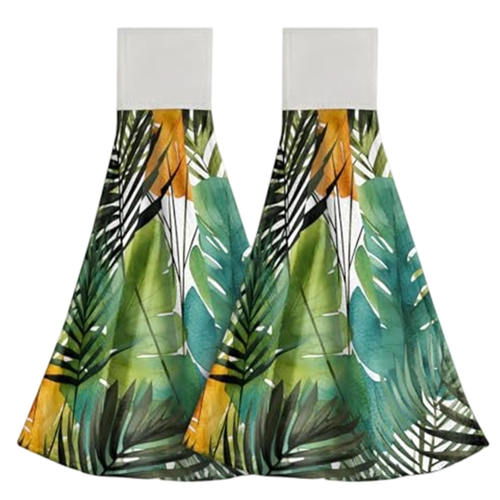 our fave Hanging Hand Towel Set of 2 Soft Quick Dry Absorbent Fiber Towels for Bathroom Kitchen Cleanup Housewarmings Gift Hanging Hand Towels
