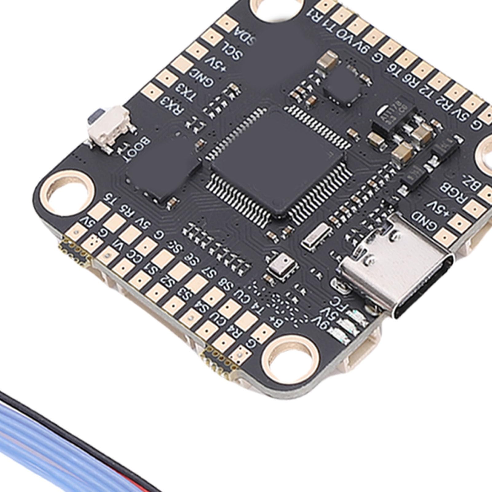 Tbest Drohnenflugcontroller, Kompatible 80A Bürstenlose ESC -Flugcontroller für 13 15 -Zoll -FPV -Drohnen
