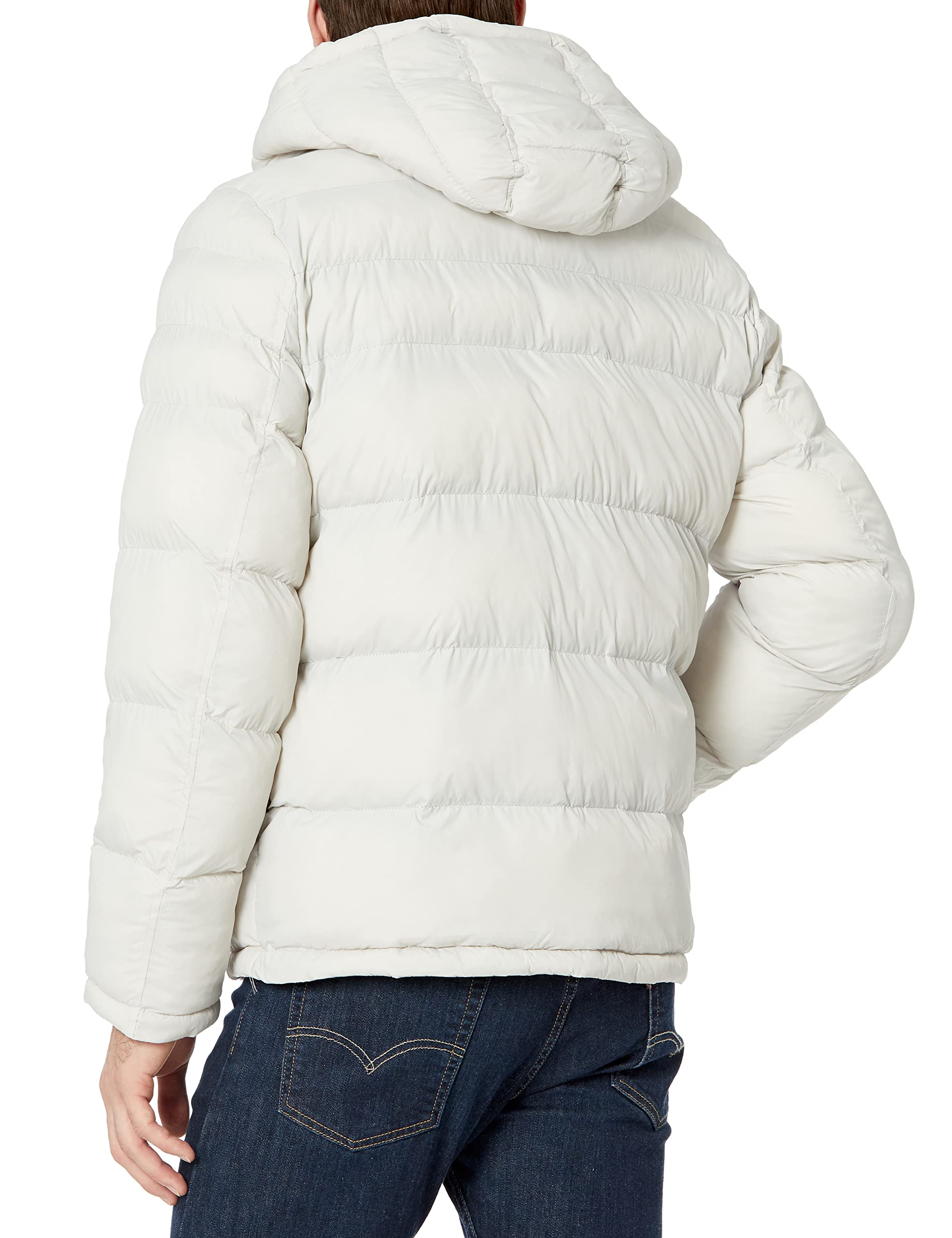 Tommy Hilfiger Men's Hooded Puffer Jacket Down Alternative Coat