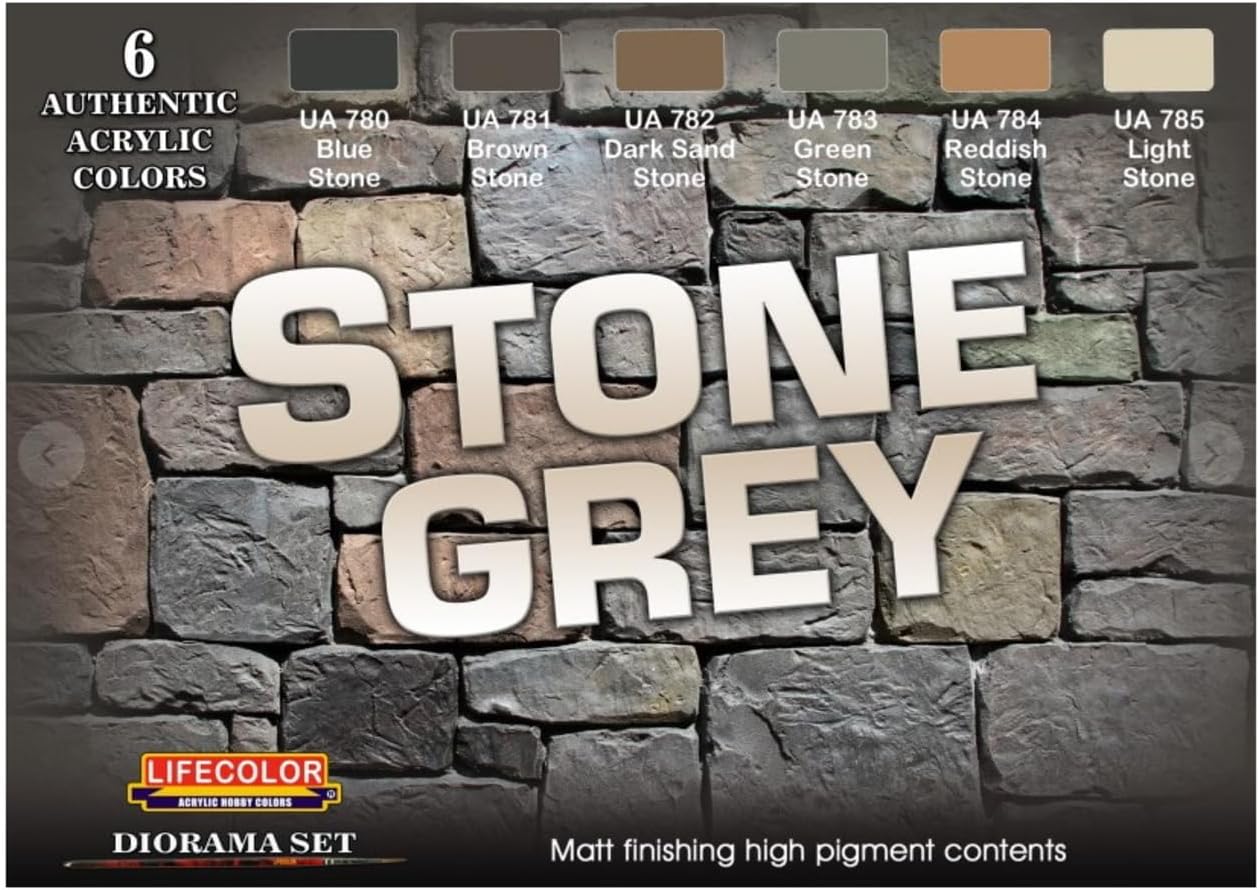 Diorama Set LifeColor CS40 STONE GREY