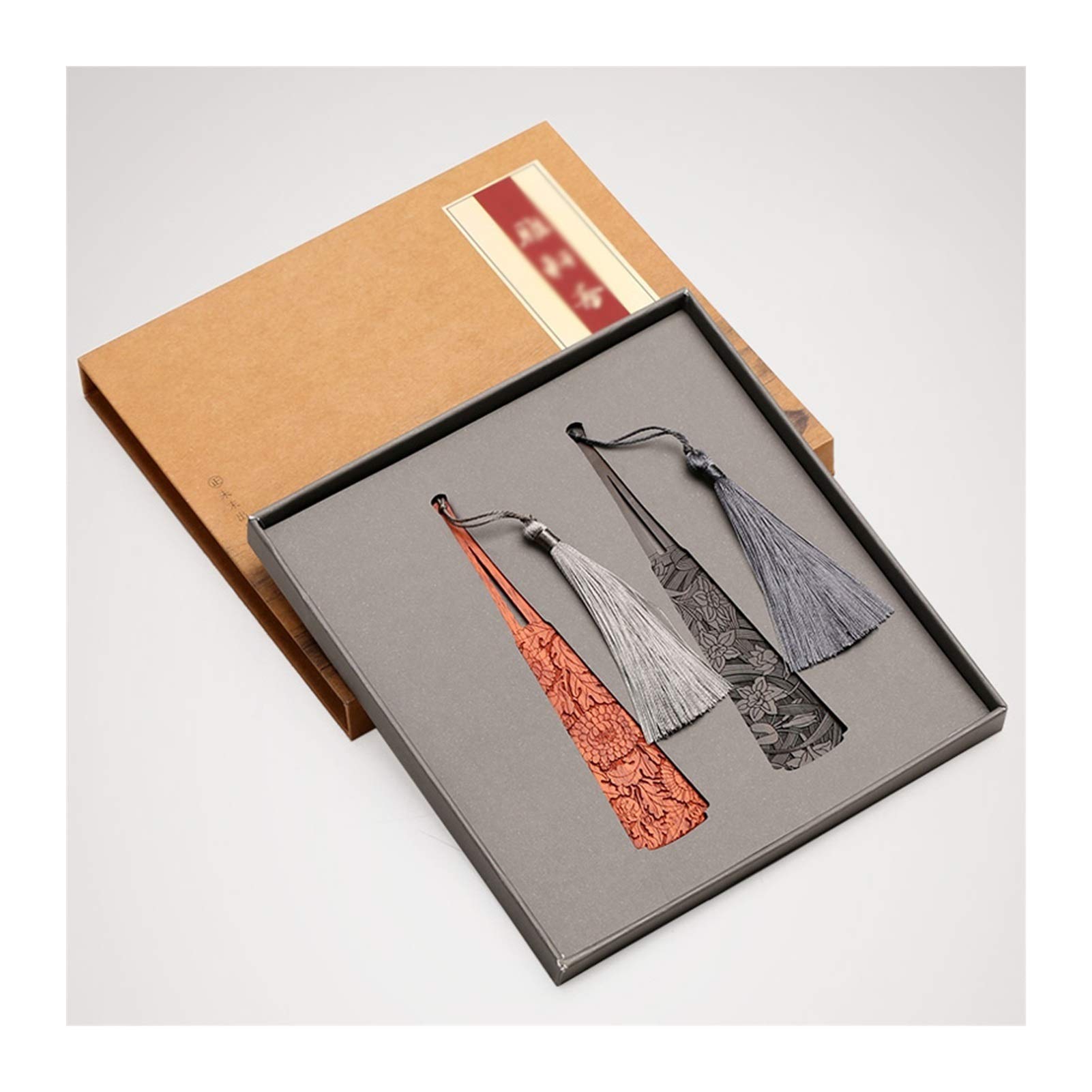 Lesezeichen Klassische Holz-Lesezeichen, Quaste Kreativität Lesezeichen, Lesezeichen ist EIN einzigartiges Geschenk for Lehrer, Studenten, Männer und Frauen. Buch Markierungen