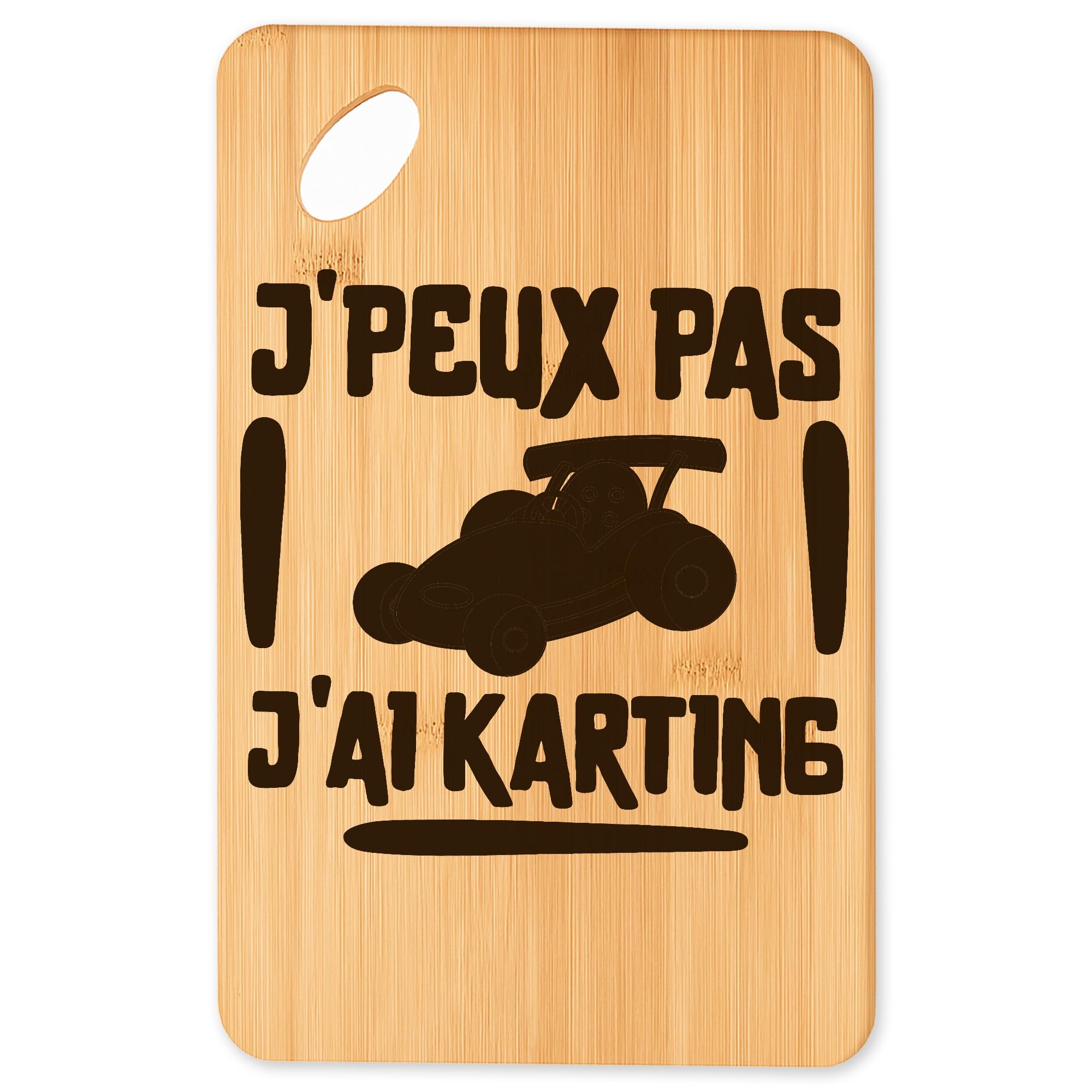 Planche à découper Karting 5 finissez-en avec les plateaux apéro fragiles qui s'usent