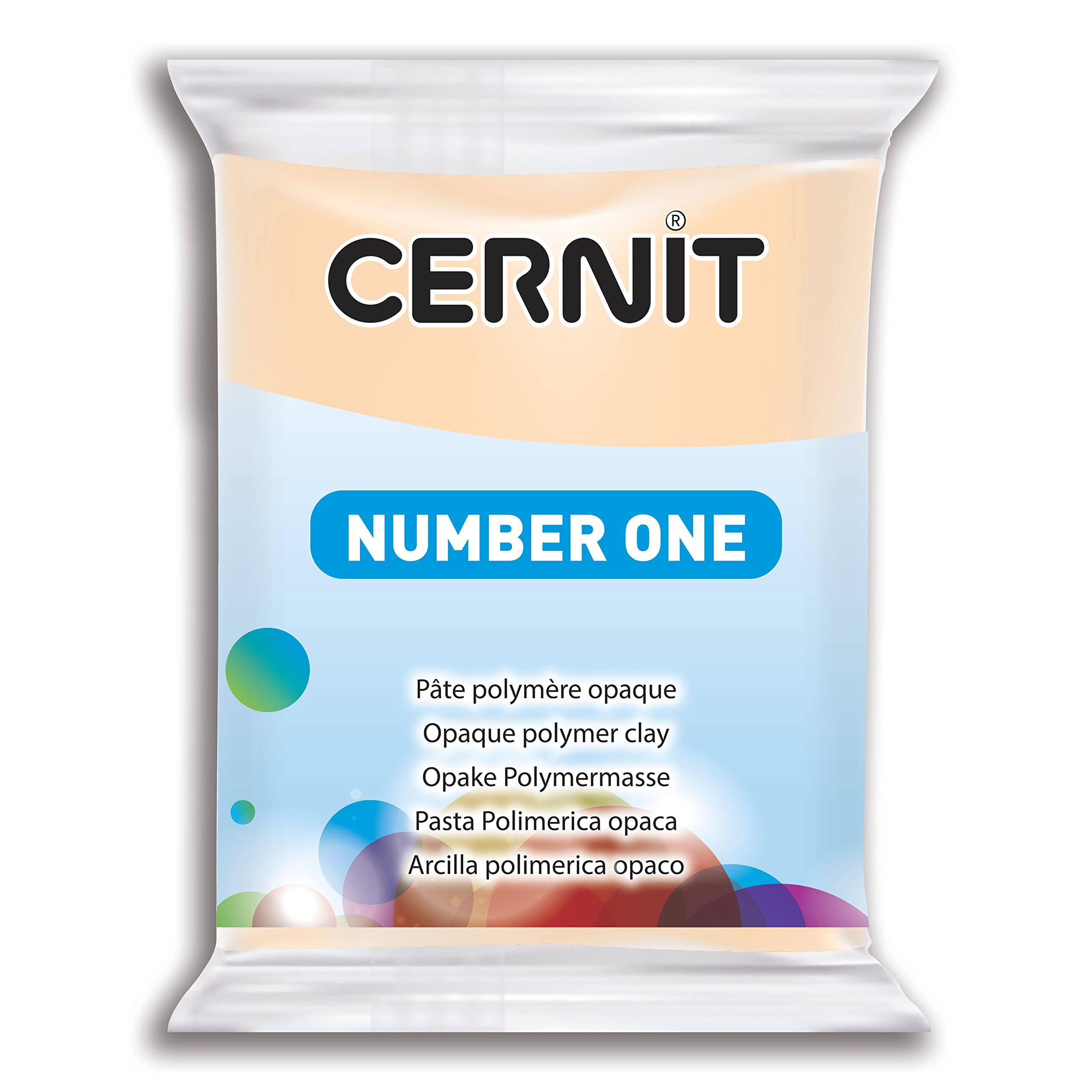 Cernit Vanilla Polymer Clay - 56g Block -6