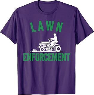 Lawn Enforcement, Lawn Aficionado Lawn Care Lover Lawn Pride T-Shirt