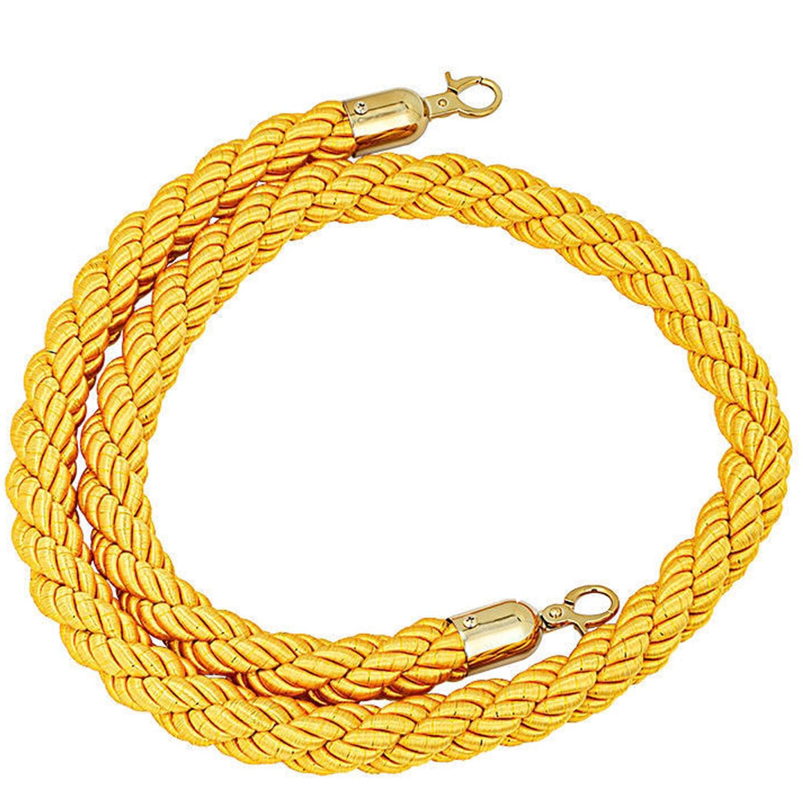 GLDYTVF Stanch Twisted Hemp Rope for Crowd Control1M Queue Line Barrier Rope for Stanchion PostsDurable Versatile and Lengths.