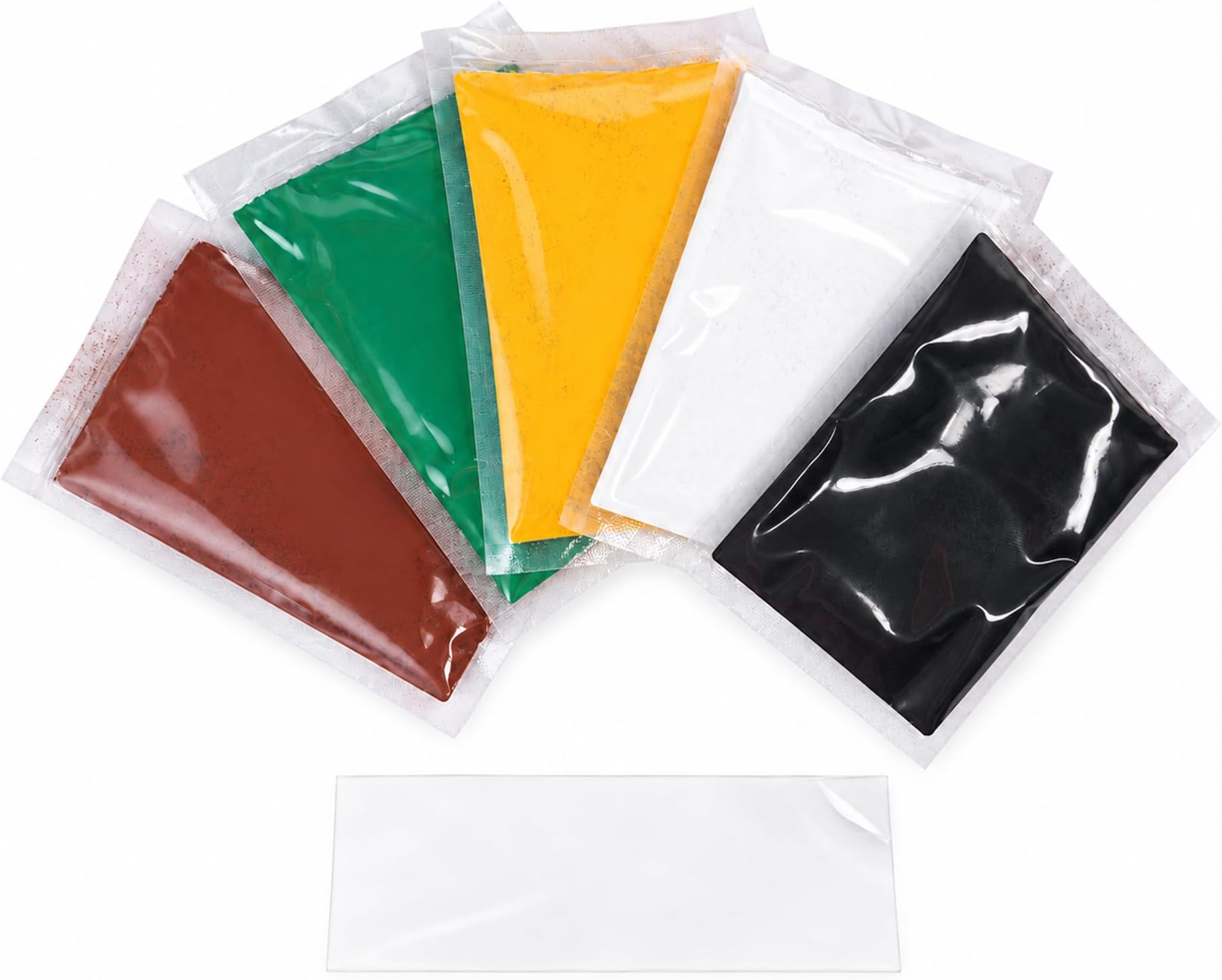 Epox-Sci EZ-Tint Epoxy Resin Pigment Powder, 5 Colors with Shaping Strip