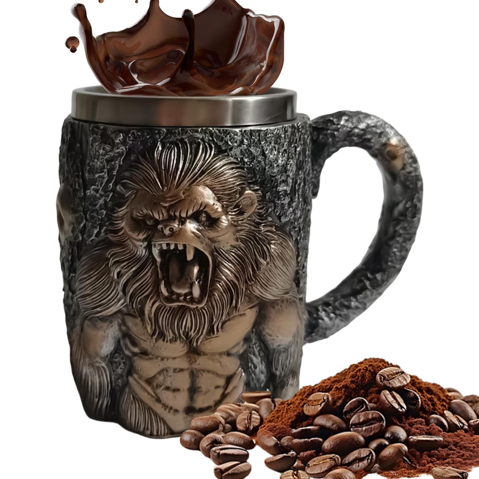 Mug de bar rigolo en forme de singe pour cadeau homme et fêtes