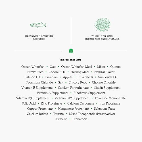 Miniatura 8 de Open Farm - Alimento seco para perros con pescado blanco de temporada y granos ancestrales, receta de pescado blanco salvaje con granos sanos, sin