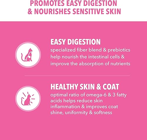 Miniatura 2 de Iams IAMS PROACTIVE HEALTH - Alimento seco para gatos adultos para digestión sensible y piel con pavo real, croquetas para gatos, bolsa de 3 libras