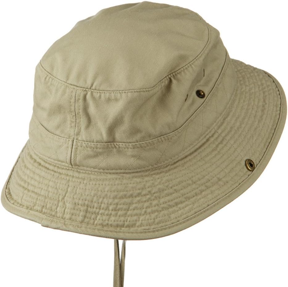e4Hats.com Big Size Camouflaged Brim Cotton Washed Bucket Hat