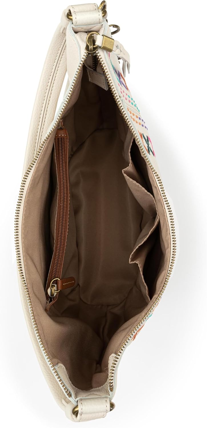 The Sak Sequoia Hobo Bag - Premium Large Leather Women's Handbag for Everyday & Travel - Durable Purse With Zipper Pocket - Image 3