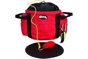 Weaver Leather Arborist Throw Line Bucket Bag in Red: Essential Tool for Tree Care Professionals