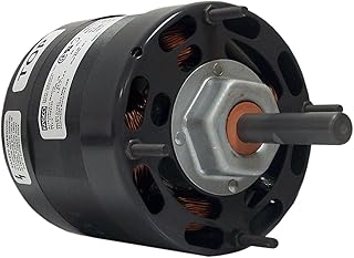 Fasco D1061 4.4-Inch Diameter Shaded Pole Motor, 1/20-1/30-1/60 HP, 115 Volts, 1500 RPM, 3 Speed, 2-1.7-1.4 Amps, CCW Rotation, Sleeve Bearing