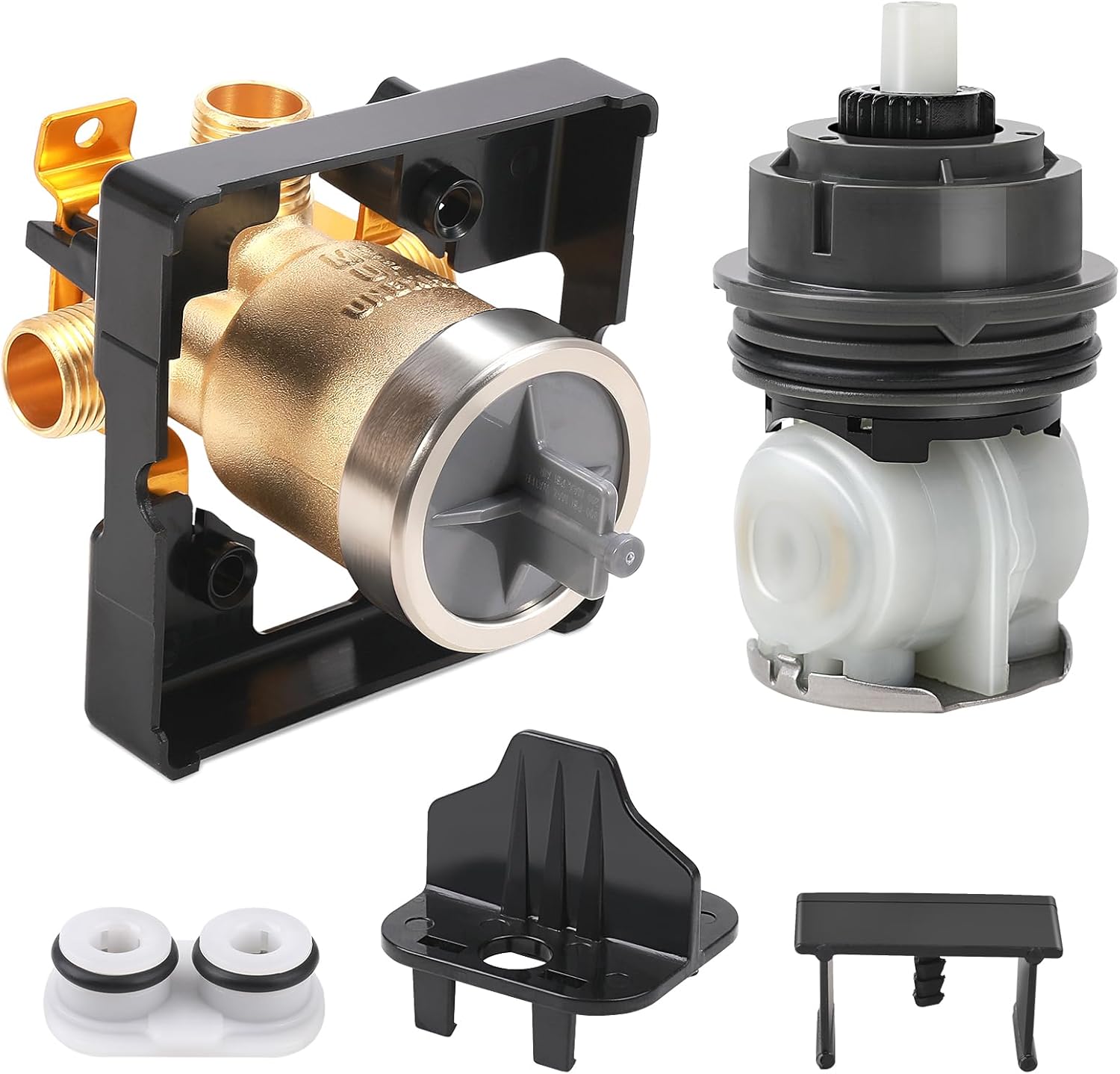 Delta R10000UNBXHF Universal Shower Valve Body & RP46463 Delta Shower