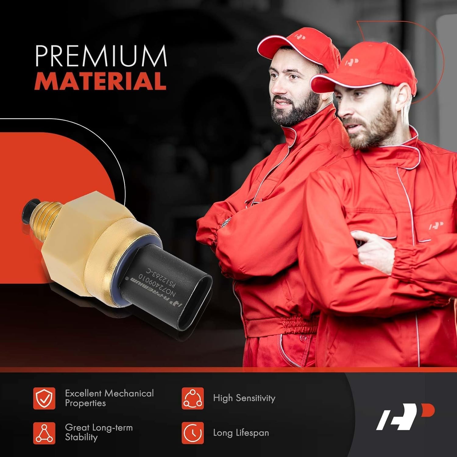 A-Premium Oil Pressure Sensor [3 Pins] Compatible with BMW 320i, 320i xDrive, 328i GT xDrive, 328i, 328i xDrive, 528i, 528i xDrive, Z4, 228i, 228i xDrive, 428i, 428i xDrive Gran Coupe, X5, X3, X1