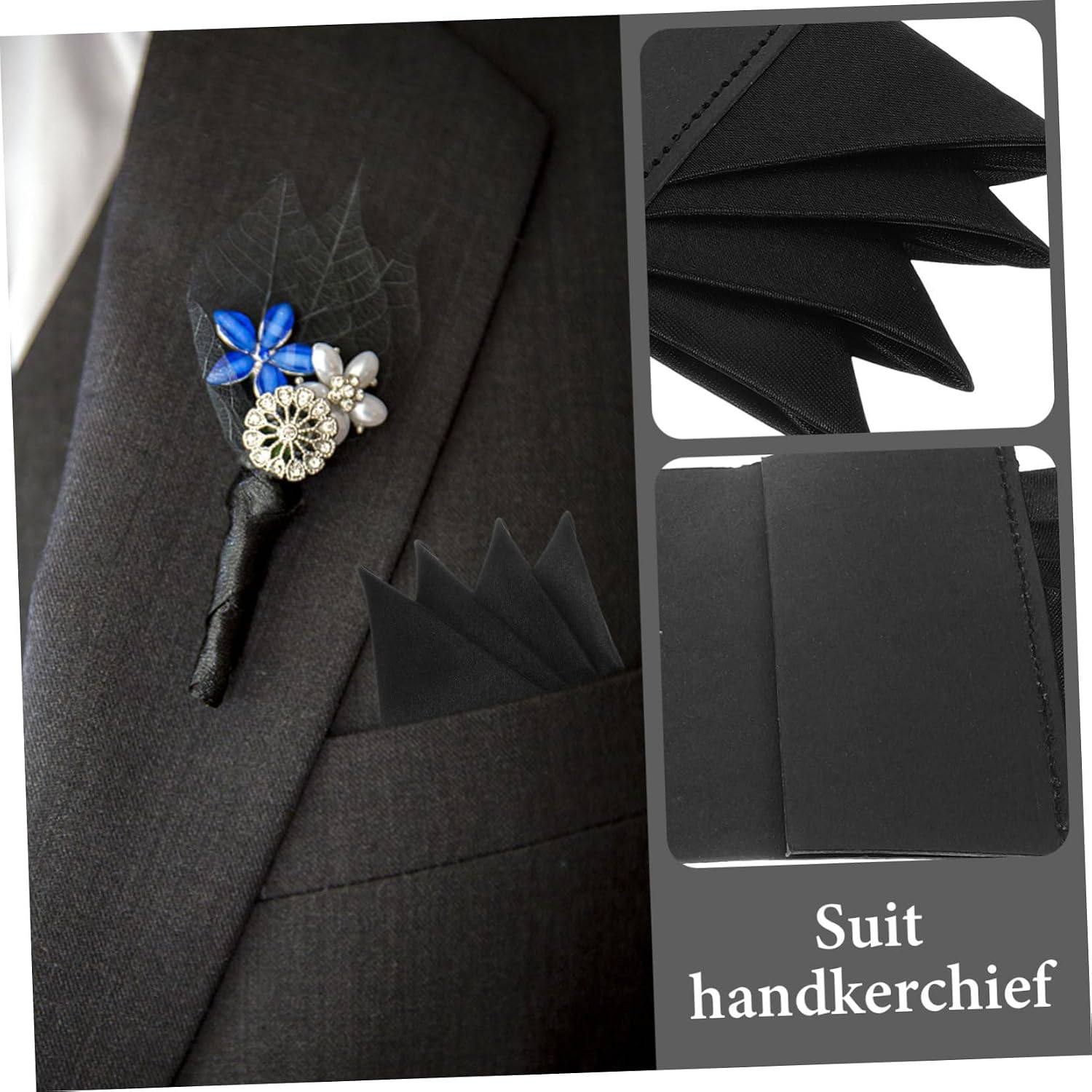 Men Pocket Square Handkerchief for Business Suits Design for Weddings Parties and Formal Events Soft Material Meticulous Craftsmanship