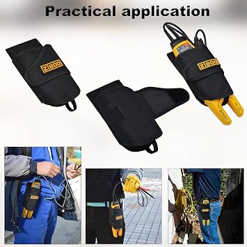 ZIBOO H-T6 Rugged Fabric Holster Compatible with Fluke T5-1000 T5-600 T6-1000 T6-600 Electrical Voltage