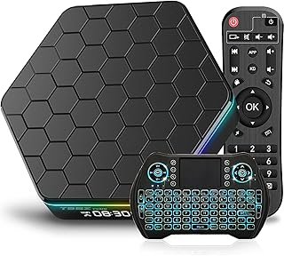 BL Android TV Box 12.0, 2023 Android TV Box T95Z Plus 4GB RAM 64GB ROM 4K 6K Wi-Fi 6, TV Box Android H618 Quad-core HDR10+ 2.4G/5G Wi-Fi Bluetooth 5.0 100M Ethernet USB 2.0 with Mini Wireless Keyboard
