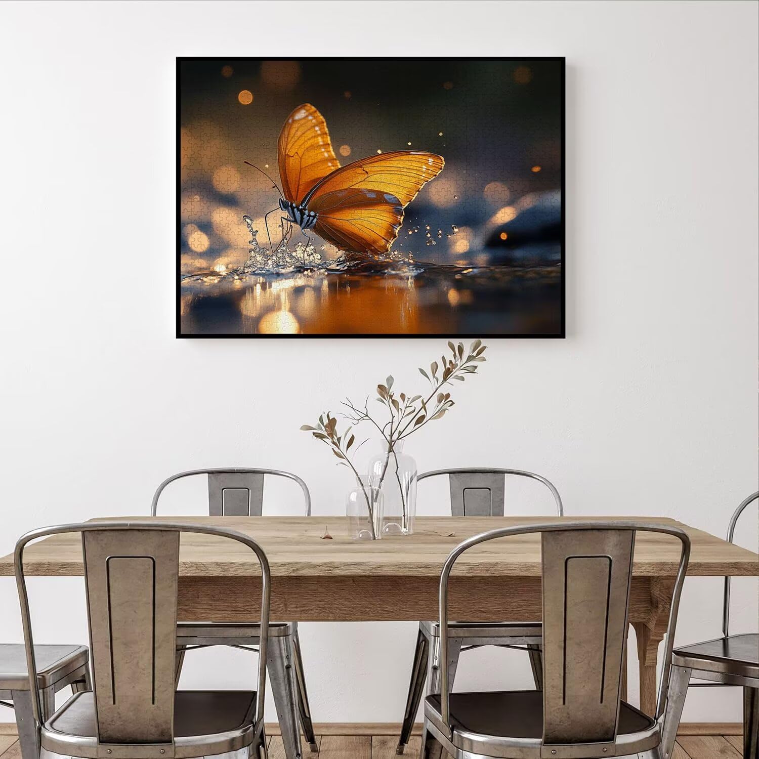 Puzzle 1500 Pezzi farfalla Puzzle Adulti, Gioco Educativo, n-264 | Jigsaw Puzzles Stagno, Impossibile Difficile Sfida, Classici Gioco Familiare, Giochi Divertenti, Idee Regalo