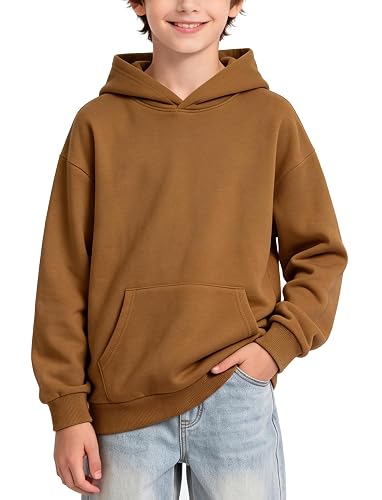 PATPAT Boys Hoodies Pullover Hooded Sweatshirts with Kangaroo Pocket 5-16Y