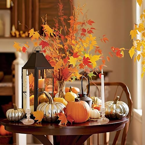 Miniatura 2 de Portavelas de cristal, portavelas cónico a rayas, juego de 6 candelabros para centros de mesa, decoración del hogar, bodas, festivales y fiestas