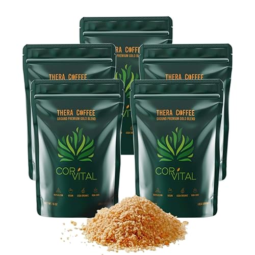 Cor-Vital Enema de café de 5 libras, el mejor café orgánico para enema, café de enema orgánico, terapia aprobada por Gerson, limpieza desintoxicante