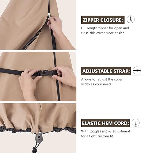 Miniatura 4 de ULTCOVER - Funda para sombrilla de patio