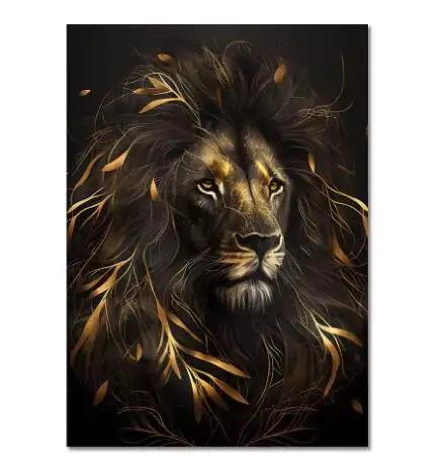 Yocheng Poster And Prints Abstract Animal Art Canvas Painting Wall Art Picture For Living Room Home Decor 40x50cm No Frame