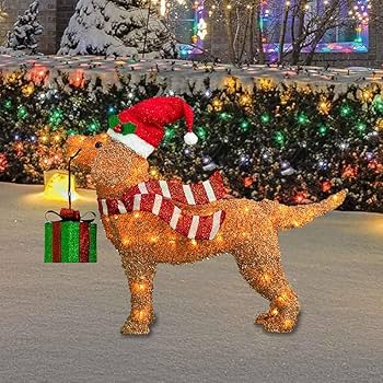特大　160cm　ダックスのクリスマスライト　犬　イルミネーション　屋外　LED 特大 160cm ダックスのクリスマスライト 犬 イルミネーション