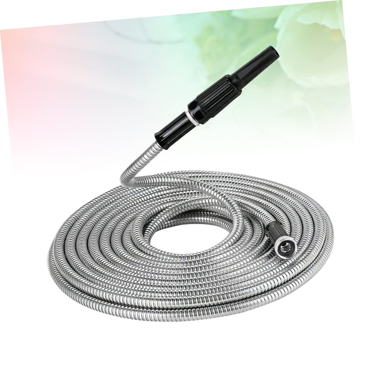 YARNOW Tuyau Darrosage Télescopique De 25 Pieds En Acier Inoxydable Résistant Aux Perforations Polyvalent Pour Une Utilisation En Extérieur