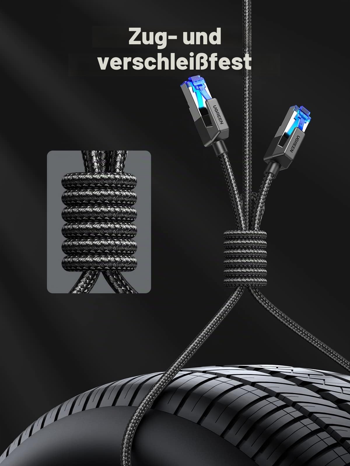 UGREEN NASync DH2300 2 Bay Desktop NAS mit Cat 8 LAN Kabel, NFC Tap zum Verbinden, KI Fotoalbum, 4K Persönliche Videothek, Einsteigerfreundliches NAS-System (Diskless)