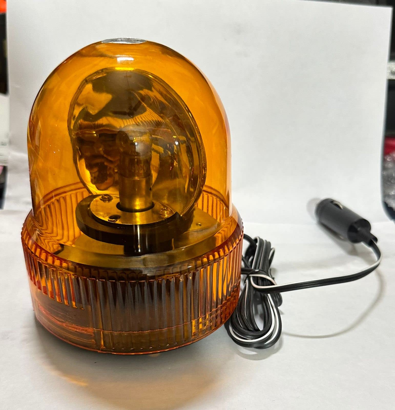 AUTO MT YELLOW Revolving Lens Revolving Revolver Led Light Rotating Roof Warning Light With Magnetic Base Emergency Flashing For Car Fancy Lights-image-15