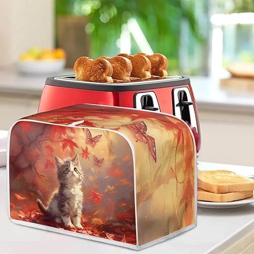 Miniatura 202 de Starry Night Toaster Covers 2 Slice Protectores de huellas dactilares a prueba de polvo y protección contra grasa para electrodomésticos Noche